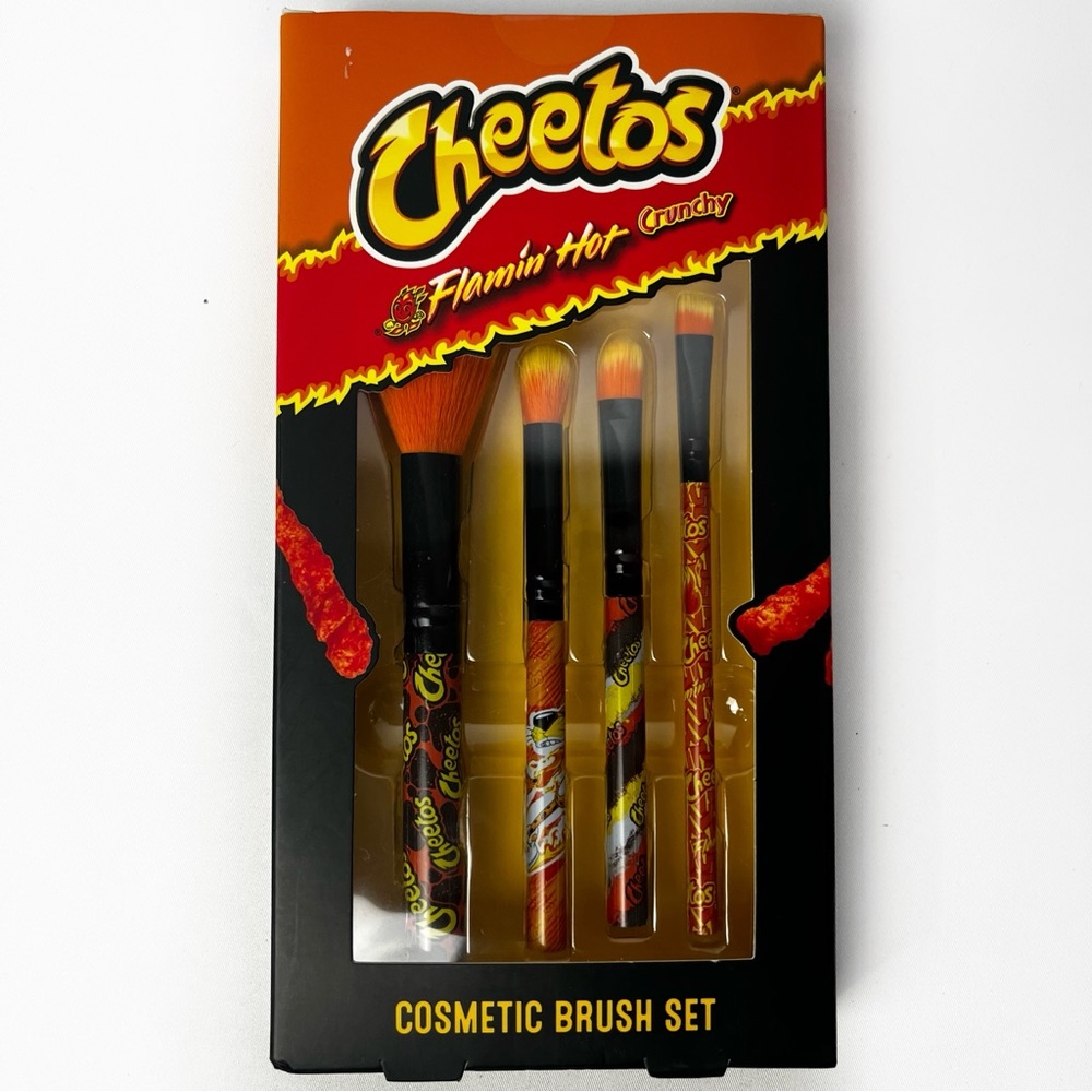 Flamin’ Hot Cheetos Cosmetic Brushes